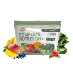 Optimal Health Systems Optimal Complete Nutrition Plus tub for convenient meal replacement and sustained energy