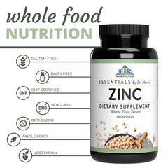 Optimal Health Systems Vegetarian capsules promote clean non-GMO zinc for daily resilience