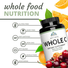 Optimal Health Systems Whole C chewable black currant, rich antioxidant profile.