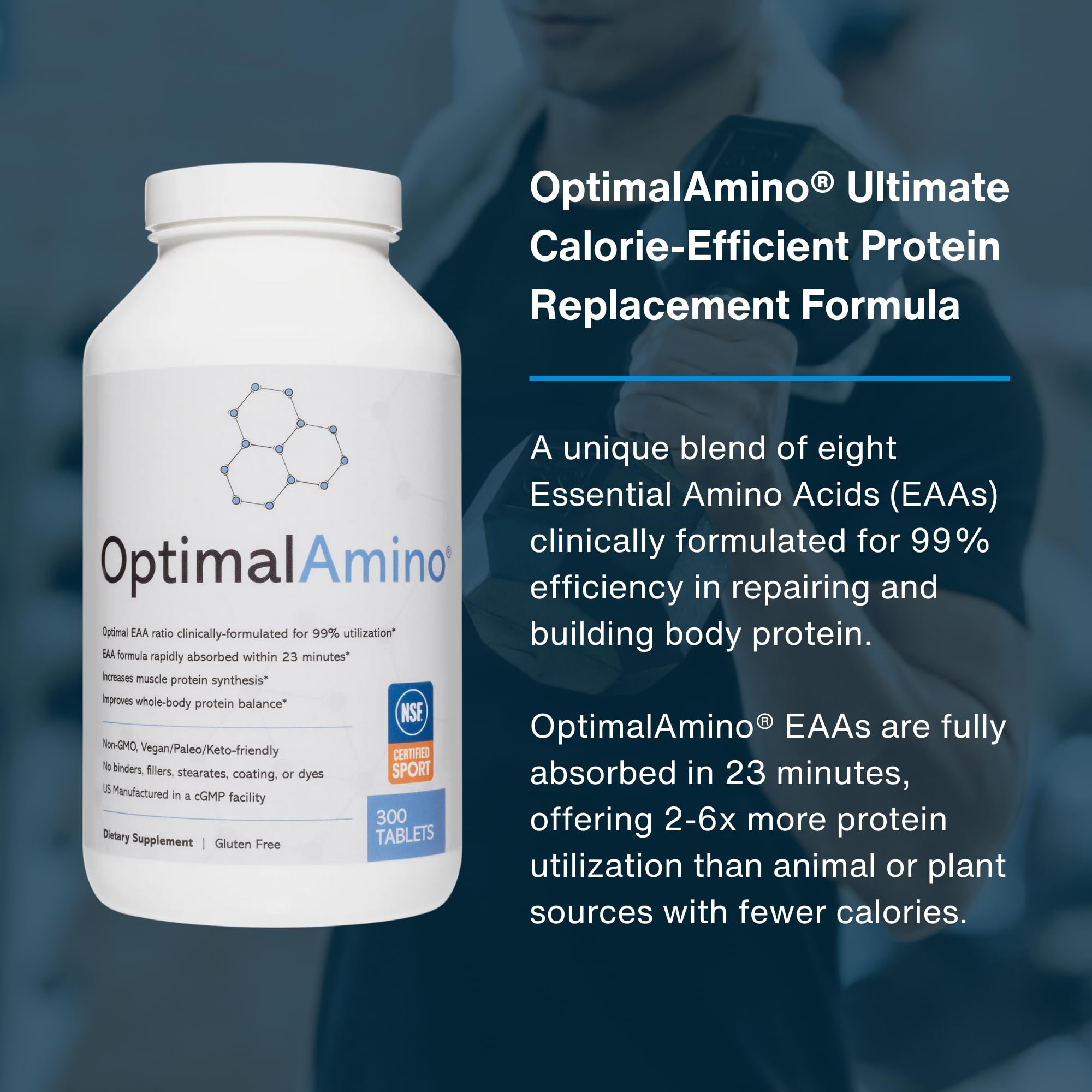 OptimalAmino tablets flavor collection offers versatile options for daily supplementation.
