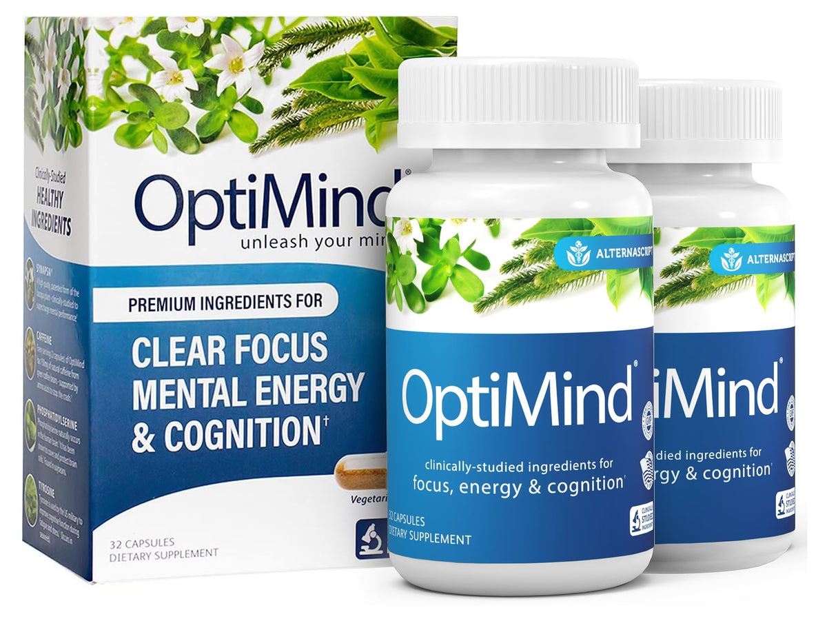 Optimind bottle front label for quick recognition and trust