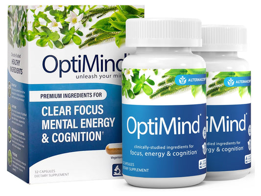 Optimind bottle front label for quick recognition and trust