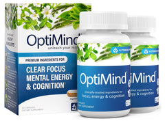 Optimind bottle front label for quick recognition and trust
