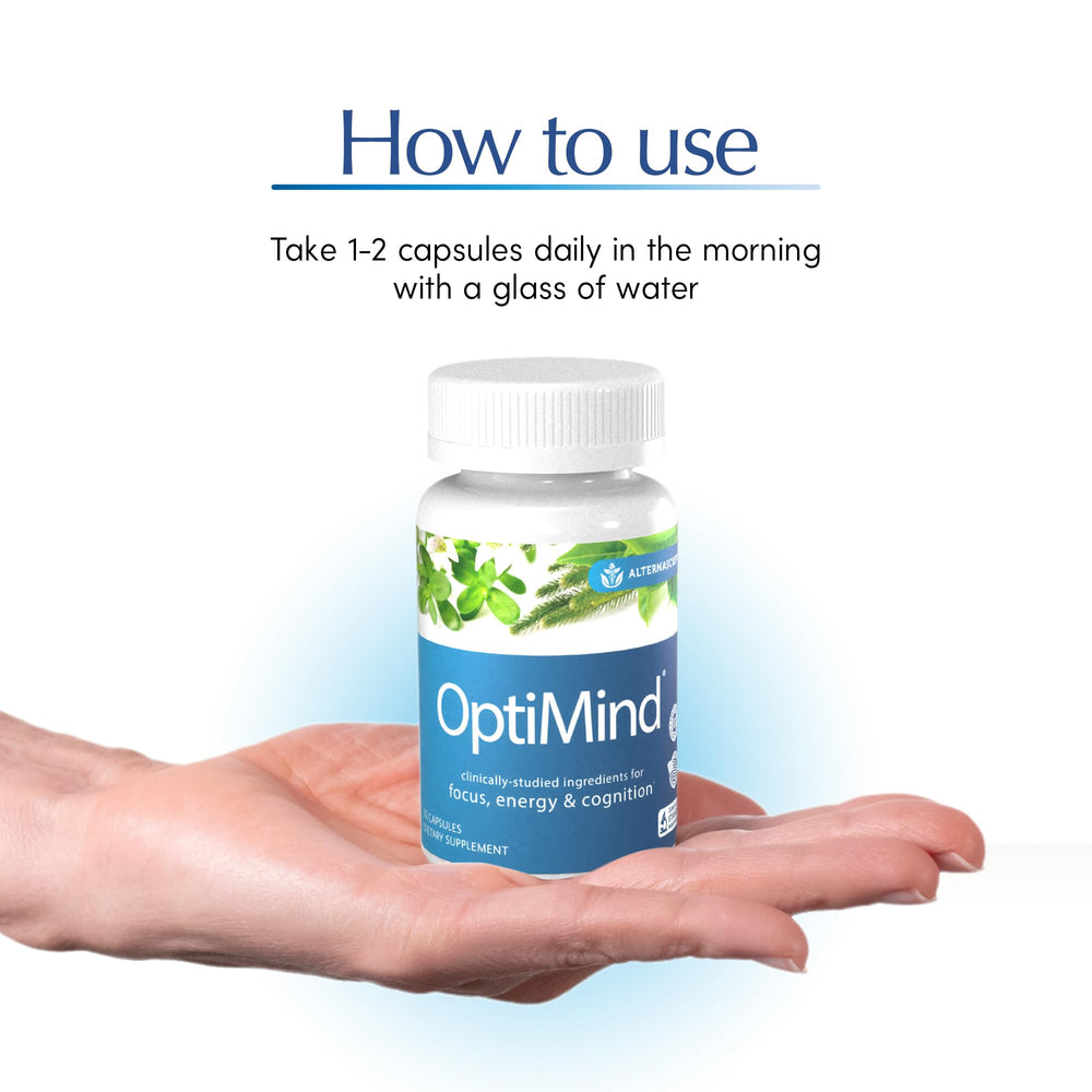 Optimind green coffee bean caffeine visual indicates natural energy