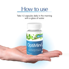 Optimind phosphatidylserine label detail indicating cognitive support