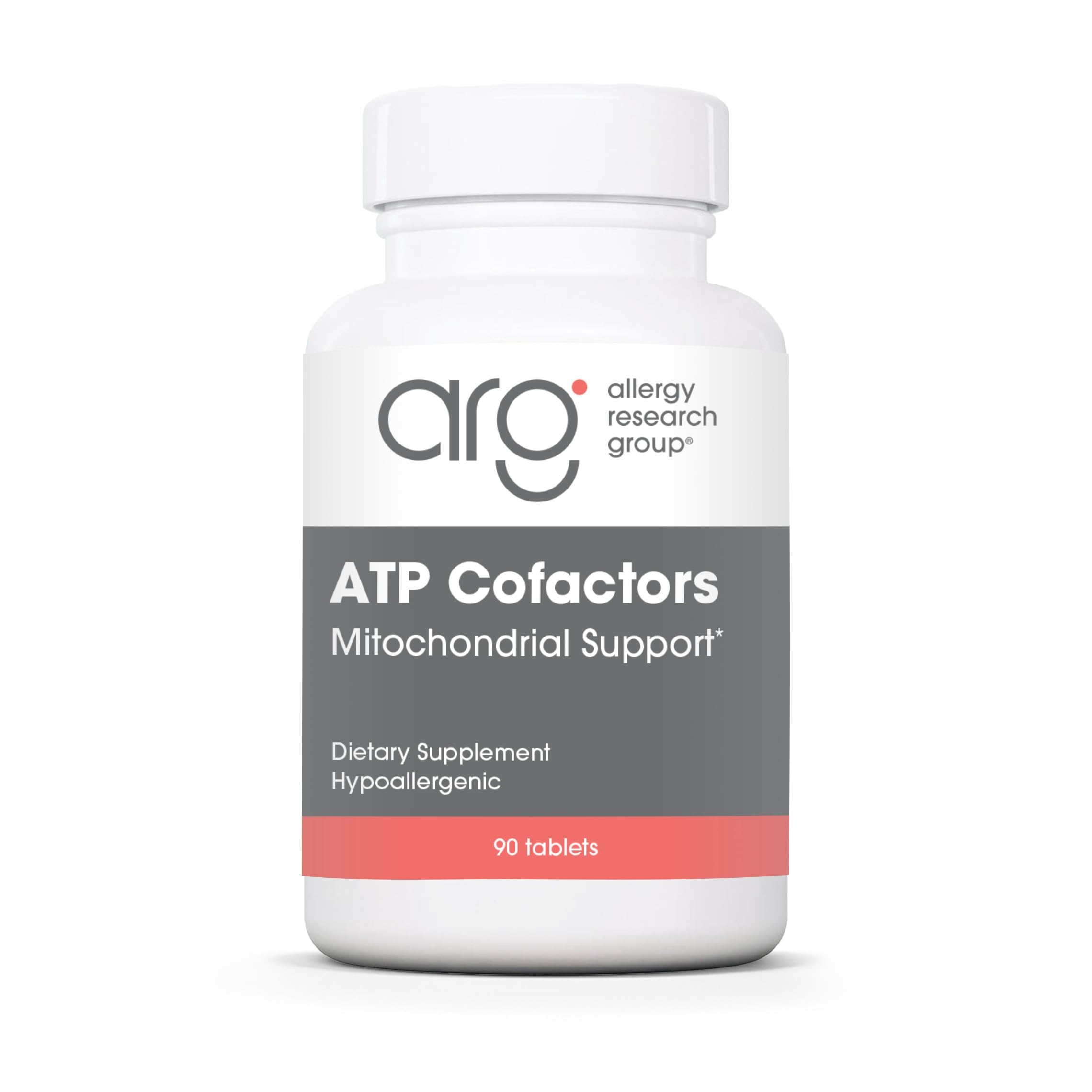 Optimox ATP Cofactors bottle label highlights high-potency B vitamin blend for energy support.