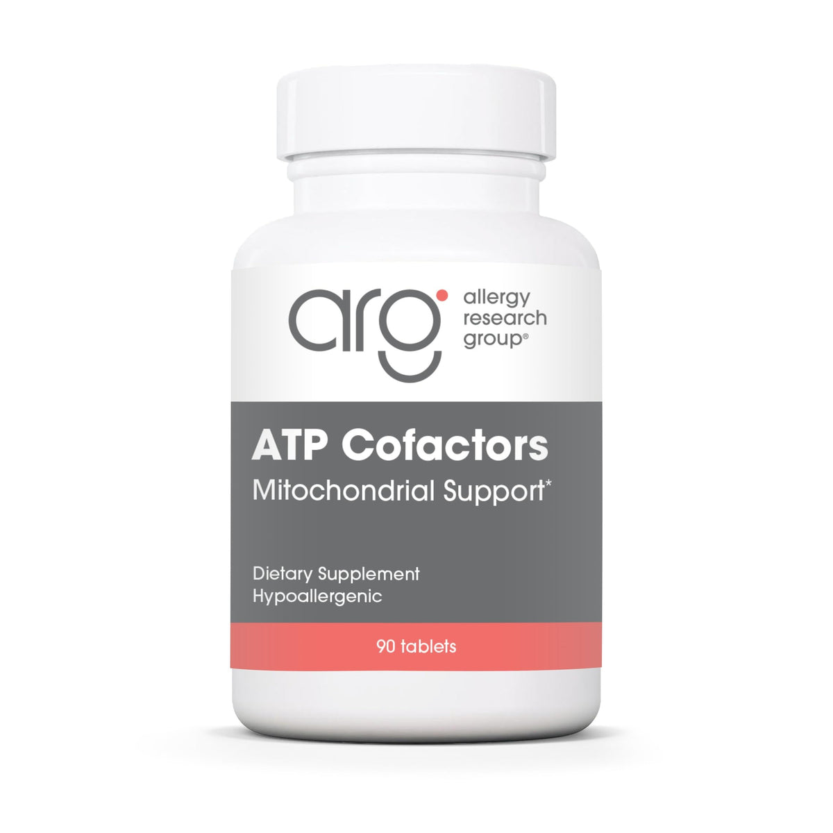 Optimox ATP Cofactors bottle label highlights high-potency B vitamin blend for energy support.