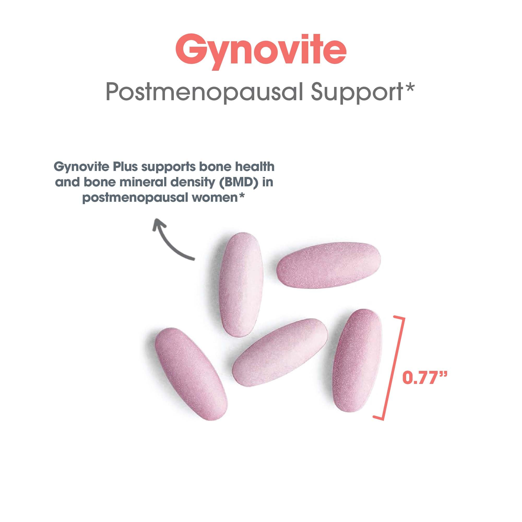 Optimox Gynovite iron and magnesium blend visual with minerals.