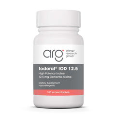 Optimox Iodoral bottle front, packaging highlighting thyroid support.