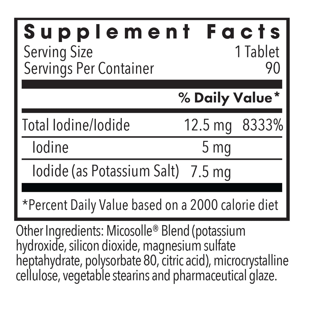 Optimox Iodoral bottle label detail emphasizing gluten and soy-free purity.