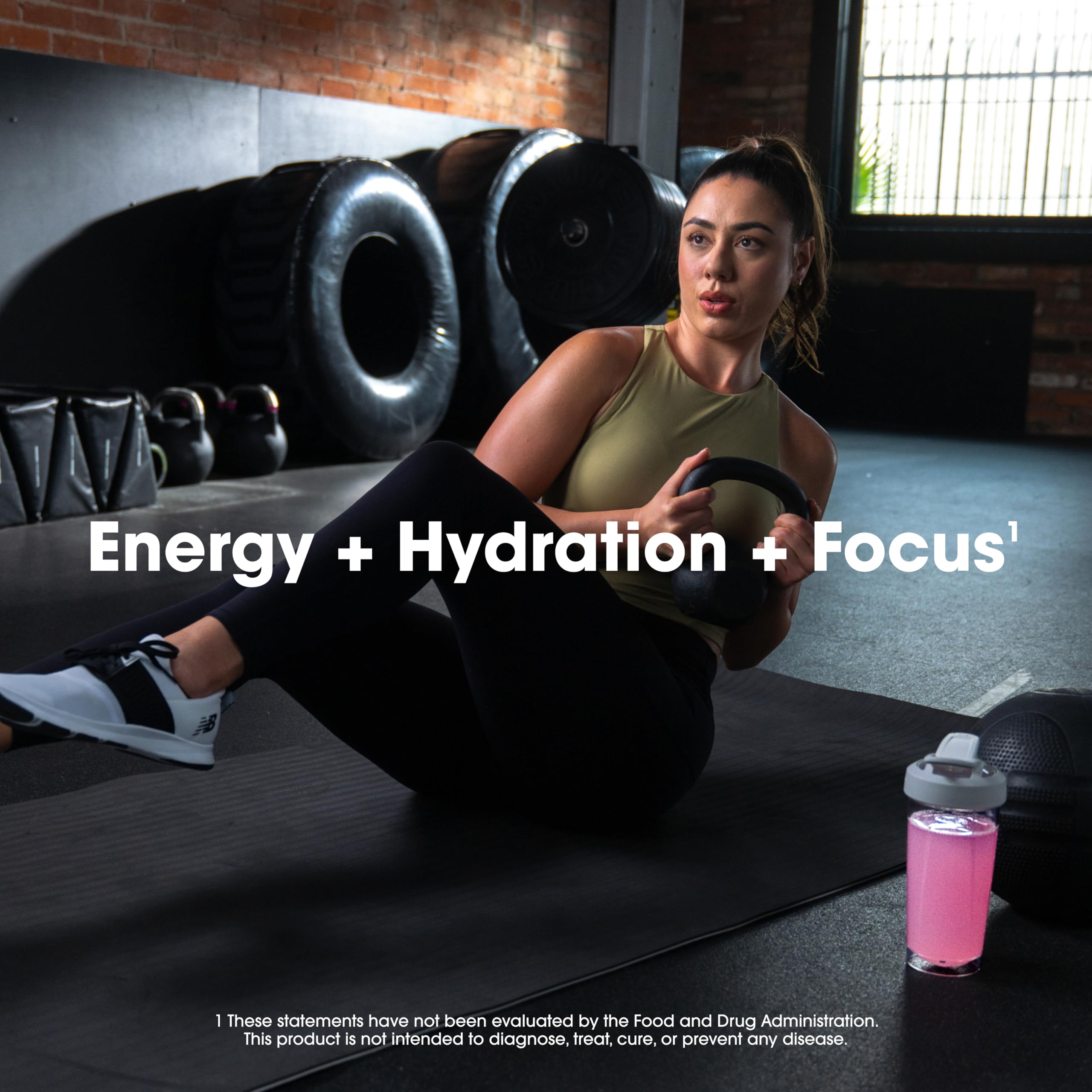 Optimum Nutrition Amino Energy on gym scene ready for a workout boost