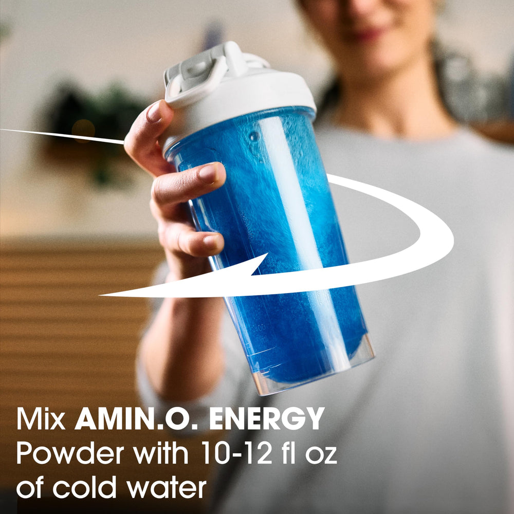 Serving size panel on Amino Energy fruit fusion