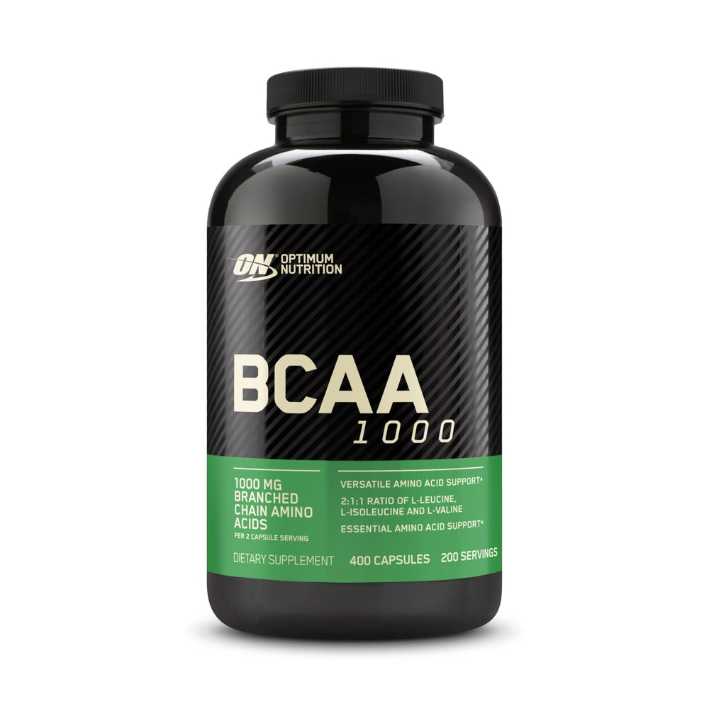 Optimum Nutrition BCAA capsules bottle front for daily amino acid support