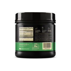 Optimum Nutrition BCAA 5000 powder being poured for easy mixing.