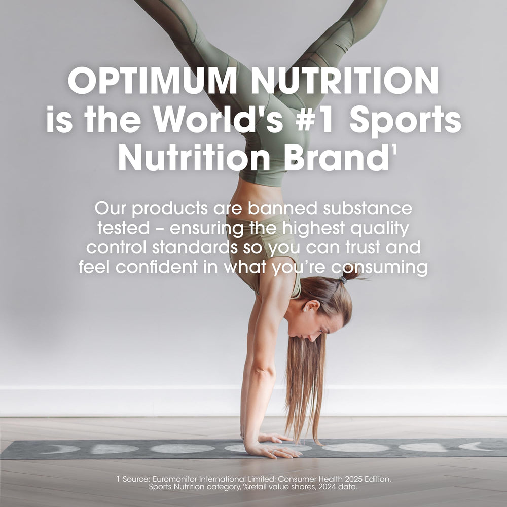 Optimum Nutrition Creatine Monohydrate Plus electrolyte blend bottle.