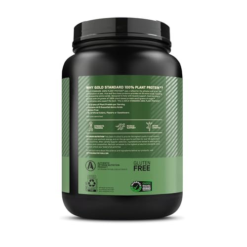 Kitchen scene with Optimum Nutrition protein tub and blender for easy meals