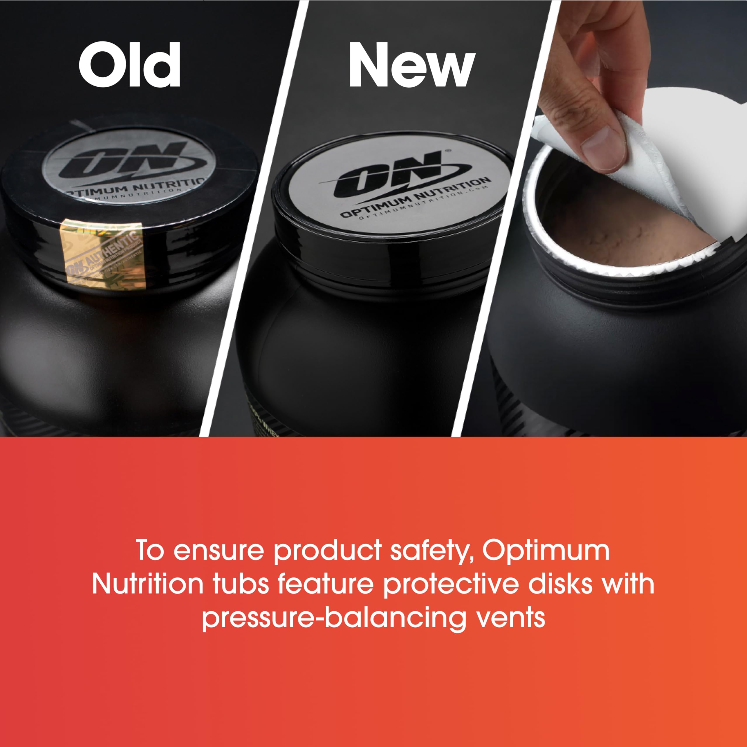 Optimum Nutrition Gold Standard Whey powder blends with milk for a creamy shake.