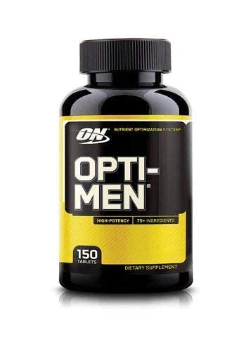 Optimum Nutrition Opti-Men tablets taken with morning meal demonstration