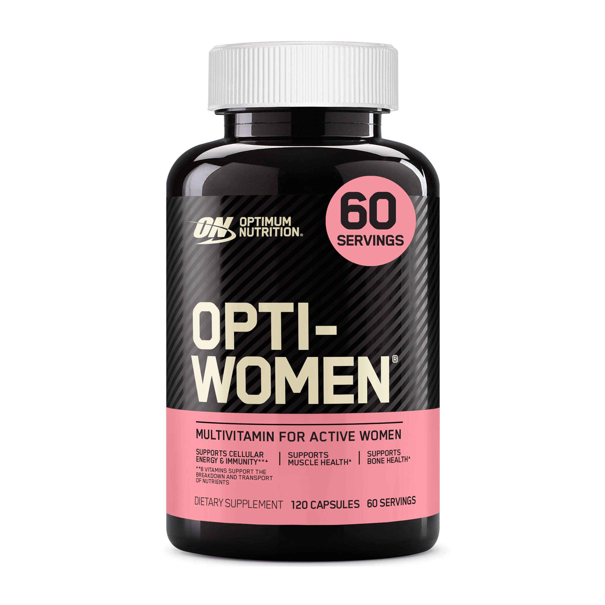 Optimum Nutrition Opti-Women bottle front view for daily immune support.