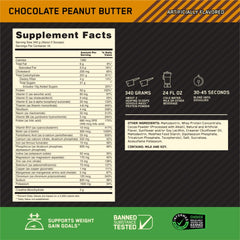 Optimum Nutrition Serious Mass shaker-blender makes post-workout mixing quick.