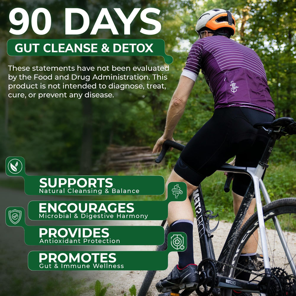 OPTIMUM WEIGHT 90 Day Gut Cleanse capsules close-up showcases easy daily usage