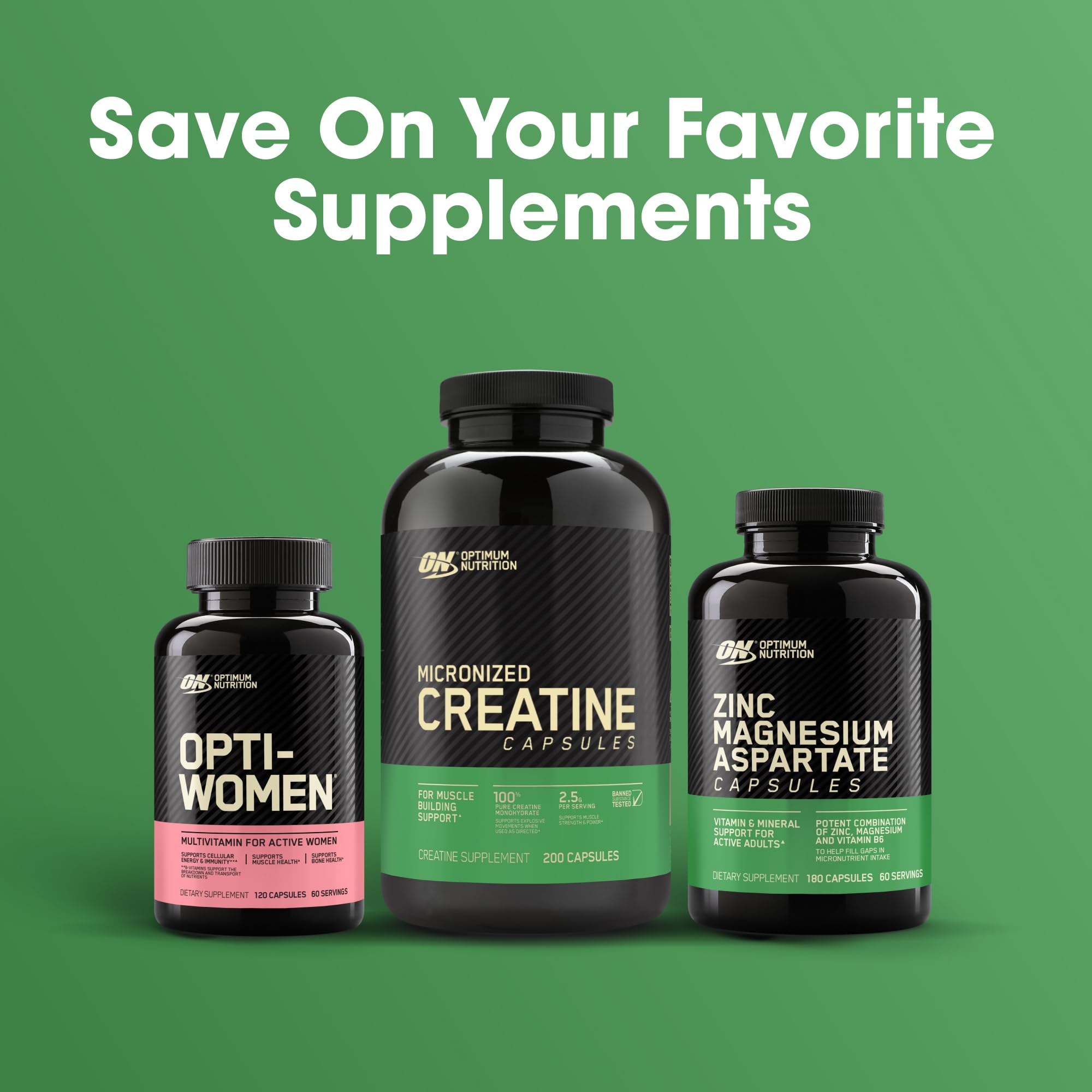 Optimum Nutrition Opti-Men bottle pour shot illustrating easy daily dose.