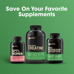 Optimum Nutrition Opti-Men bottle pour shot illustrating easy daily dose.