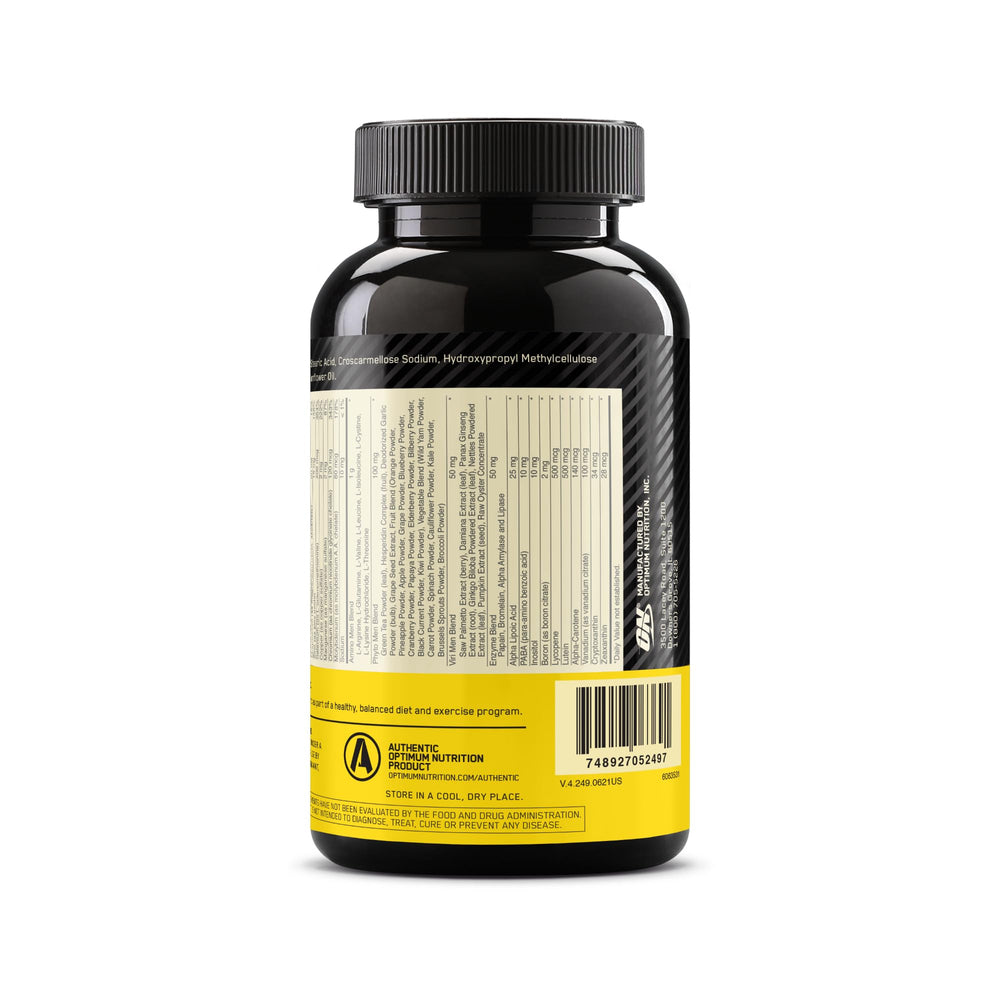 Optimum Nutrition Opti-Men packaging variation displayed in store.