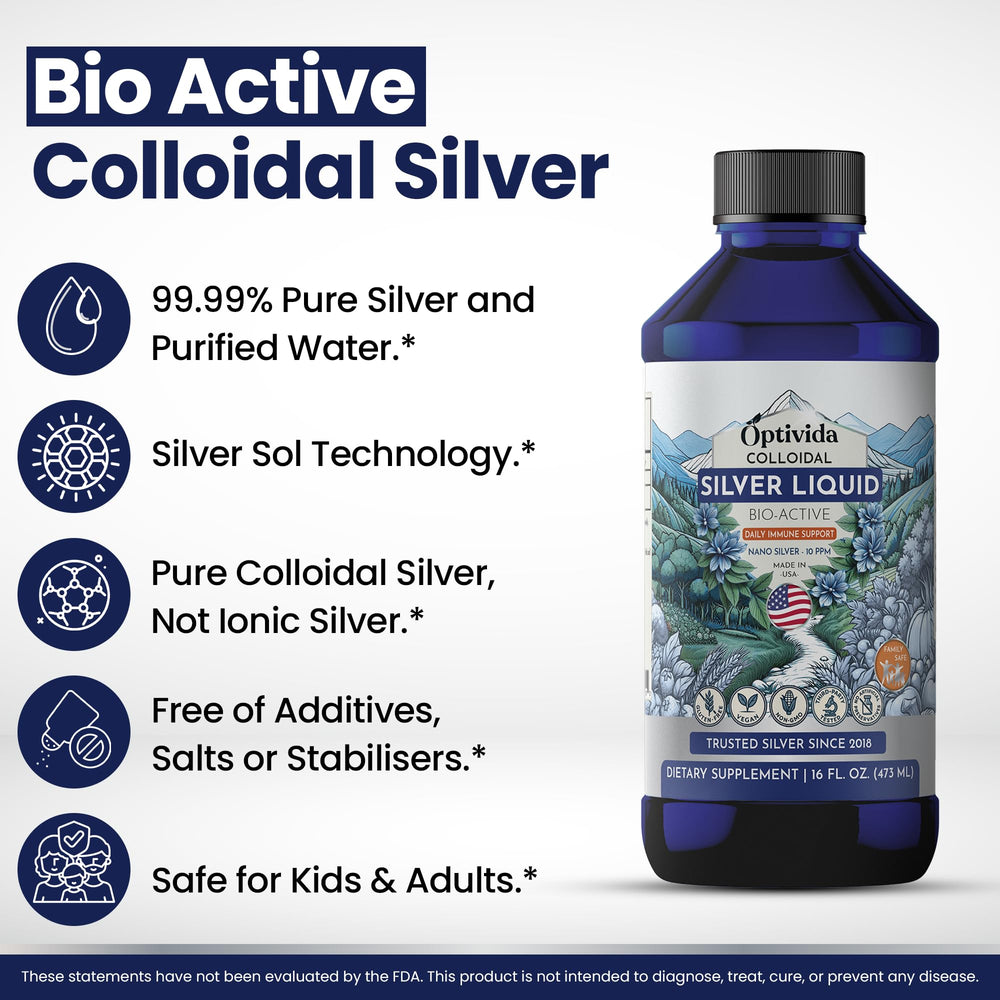 Optivida Colloidal Silver Liquid nebulizer use in action