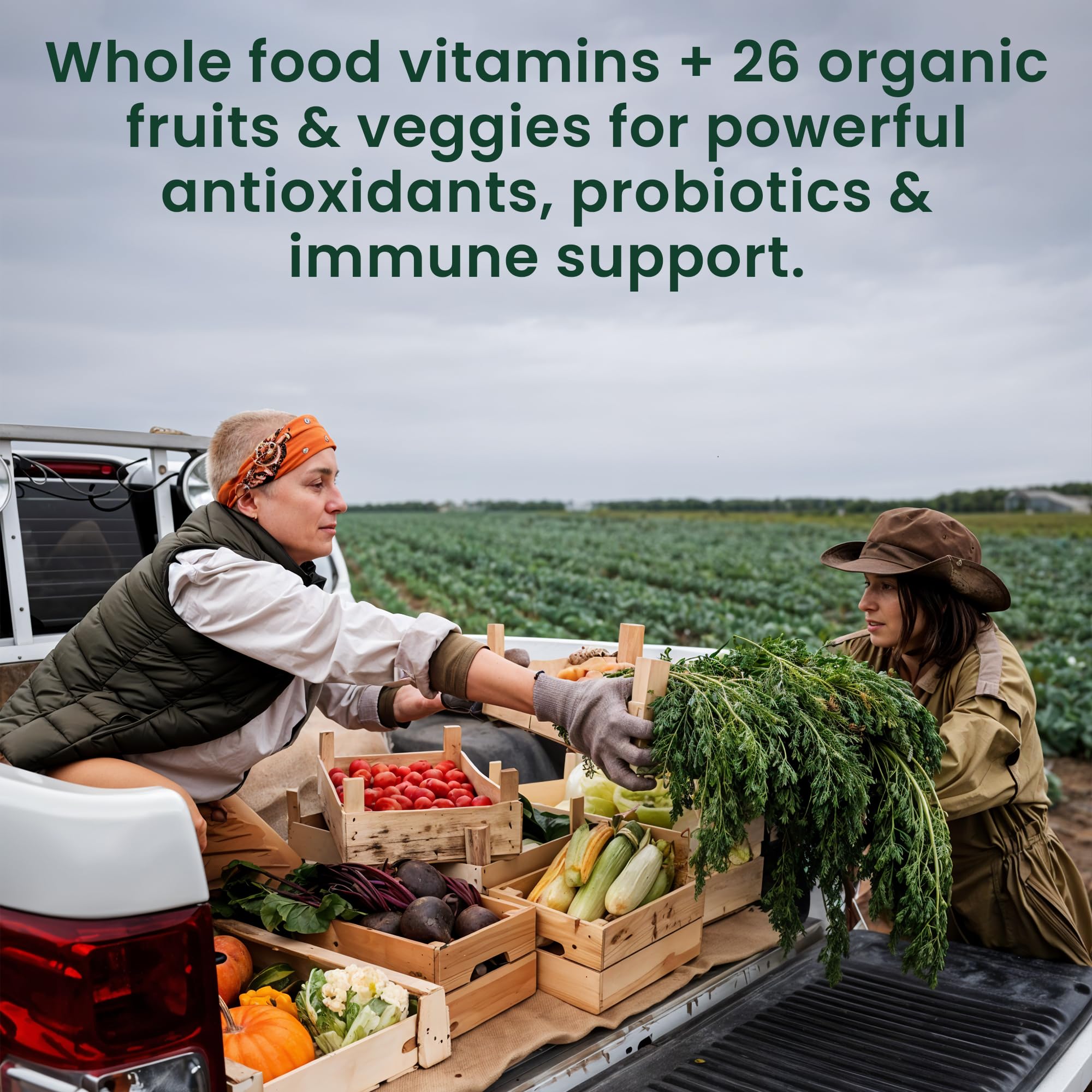 OPTIVIDA label close-up showing a clean, whole-food formula.