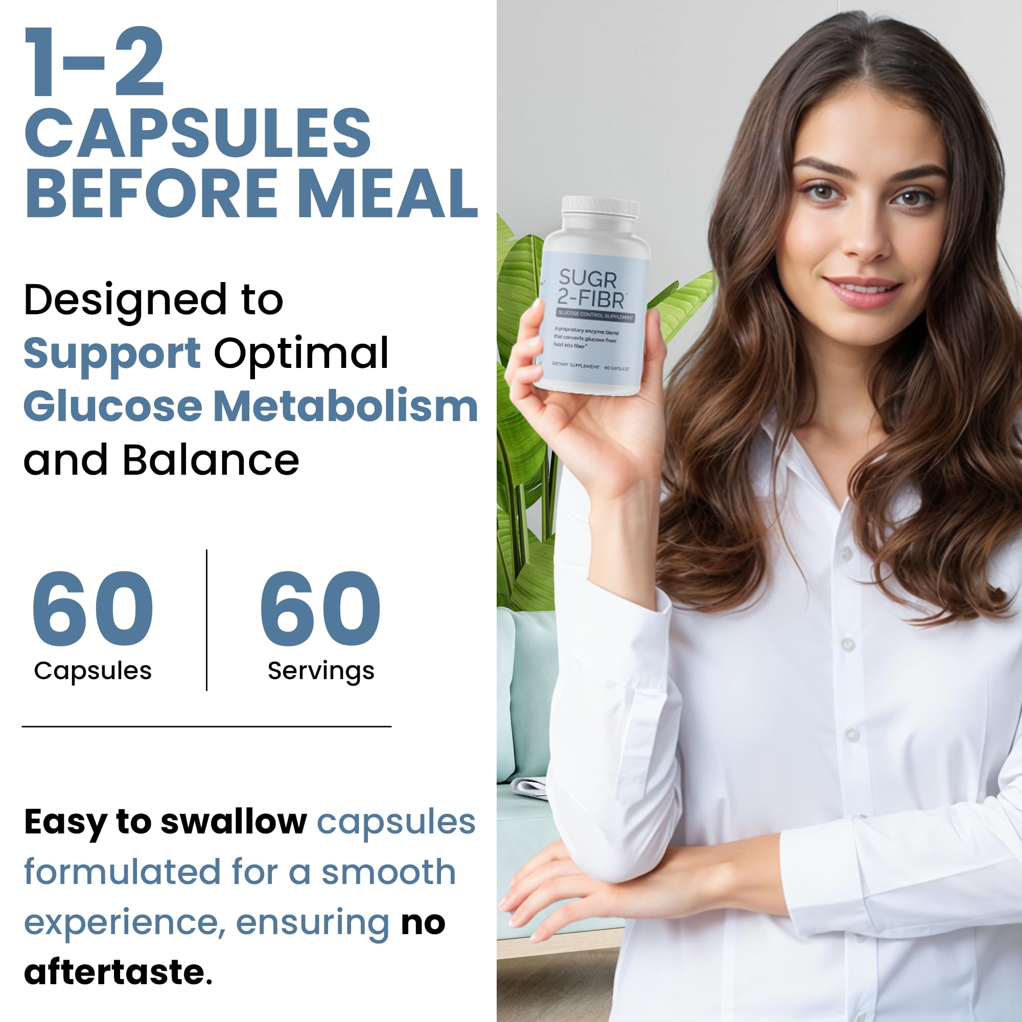 OPTIVIDA Sugr-2-Fibr packaging box highlights enzyme technology.