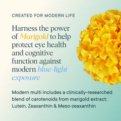 Ora Organic Modern Multi immune support focus with essential nutrients.