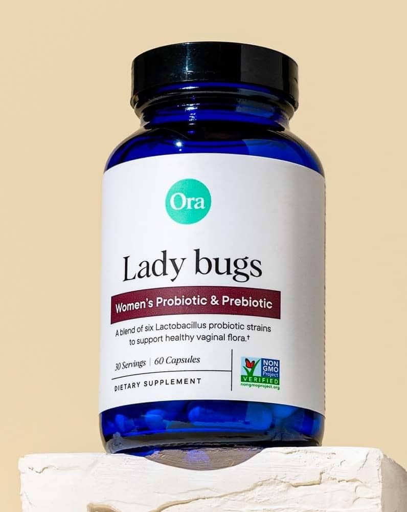 Ora Organic packaging open reveals 60 capsules and sustainable packaging.