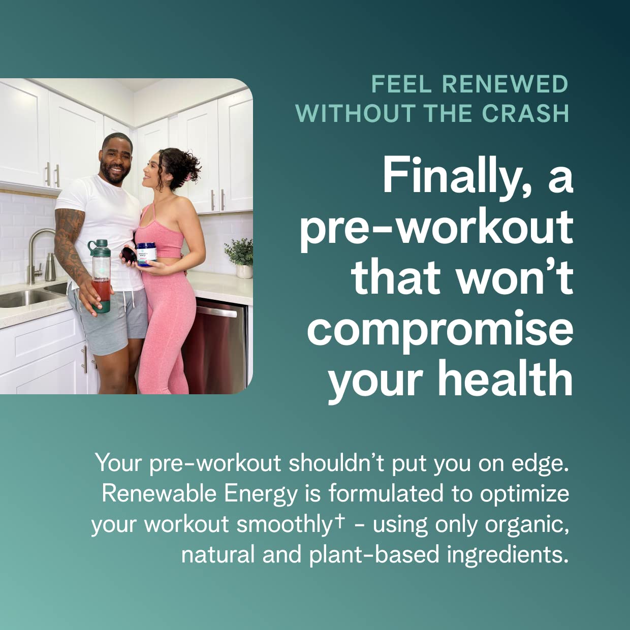 Active lifestyle with Ora Organic Raspberry Lemonade pre workout bottle