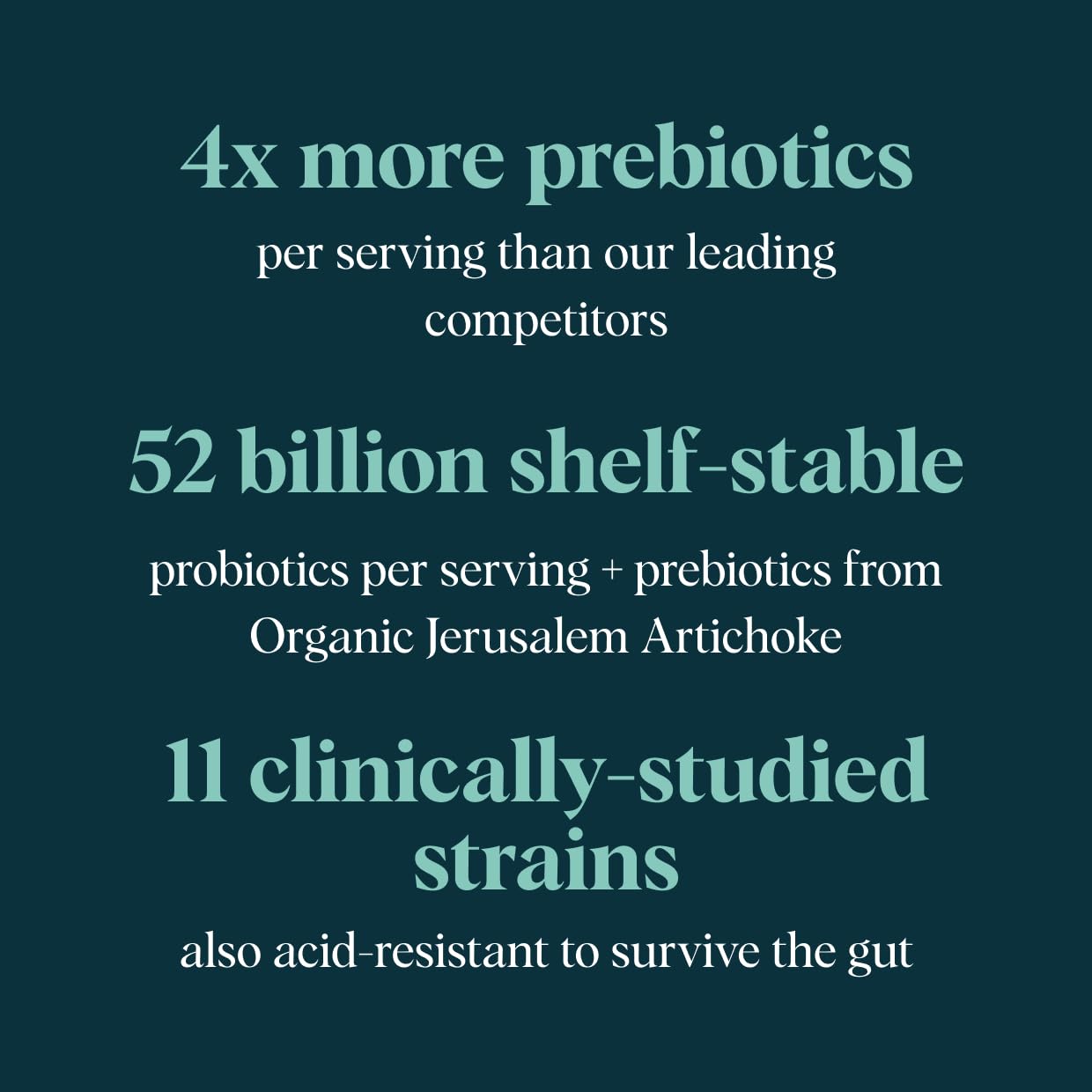 Ora Organic Probiotics bottle pour emphasizes travel-friendly, no refrigeration convenience.