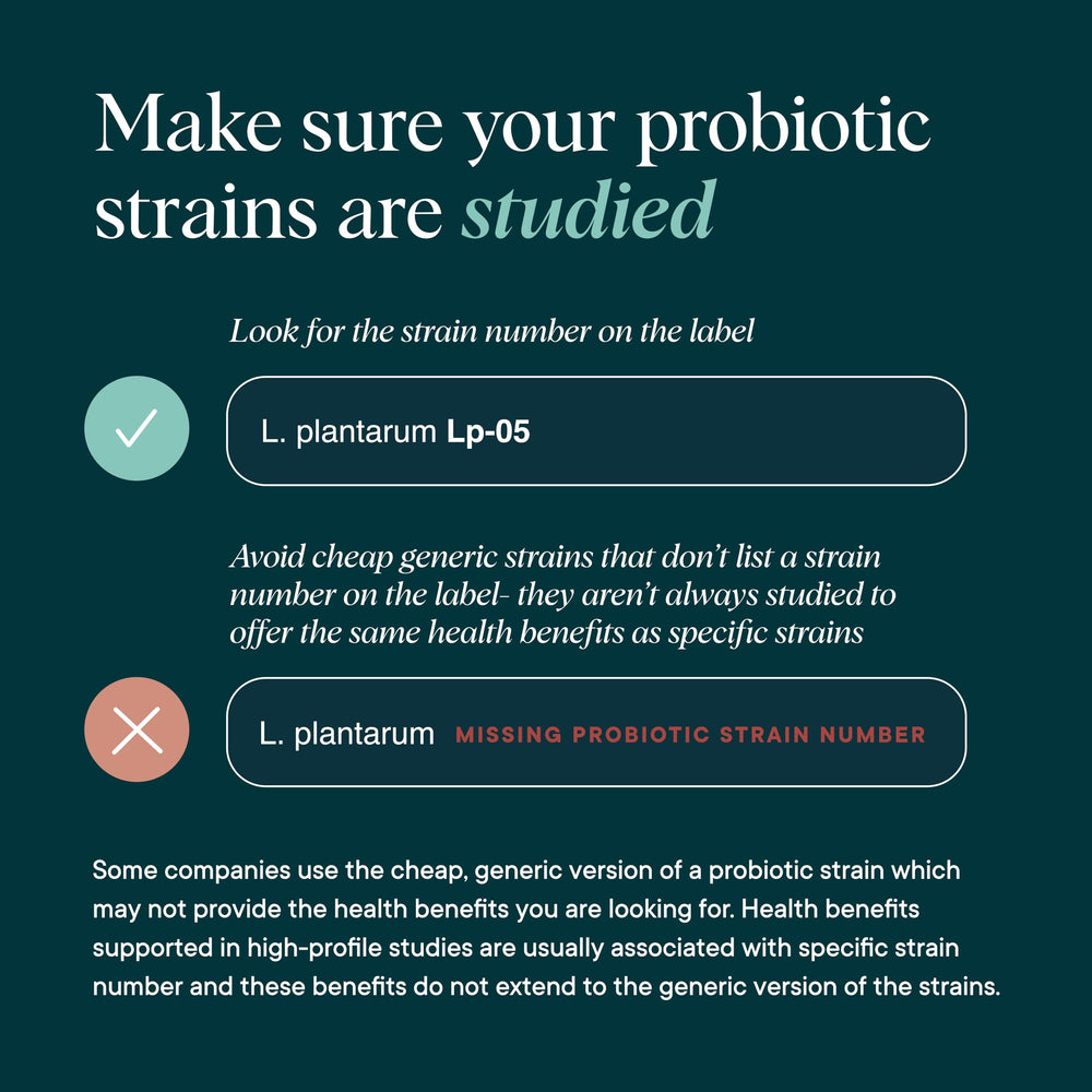 Ora Organic Probiotics gluten-free label signals allergen-conscious formulation.