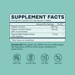 Ora Organic Turmeric Curcumin capsules close-up for easy daily joint support