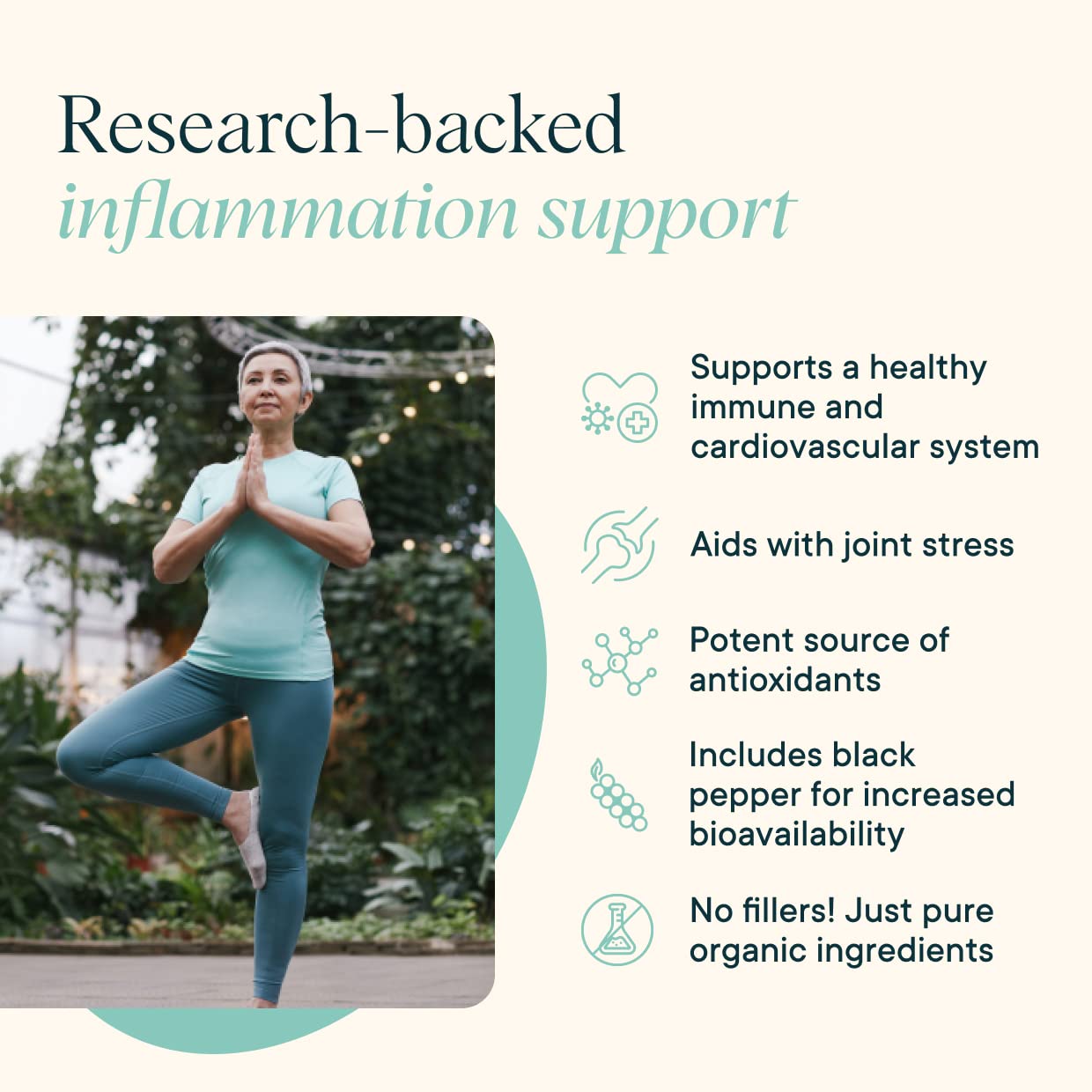 Ora Organic label emphasizes organic, no fillers, vegan formulation