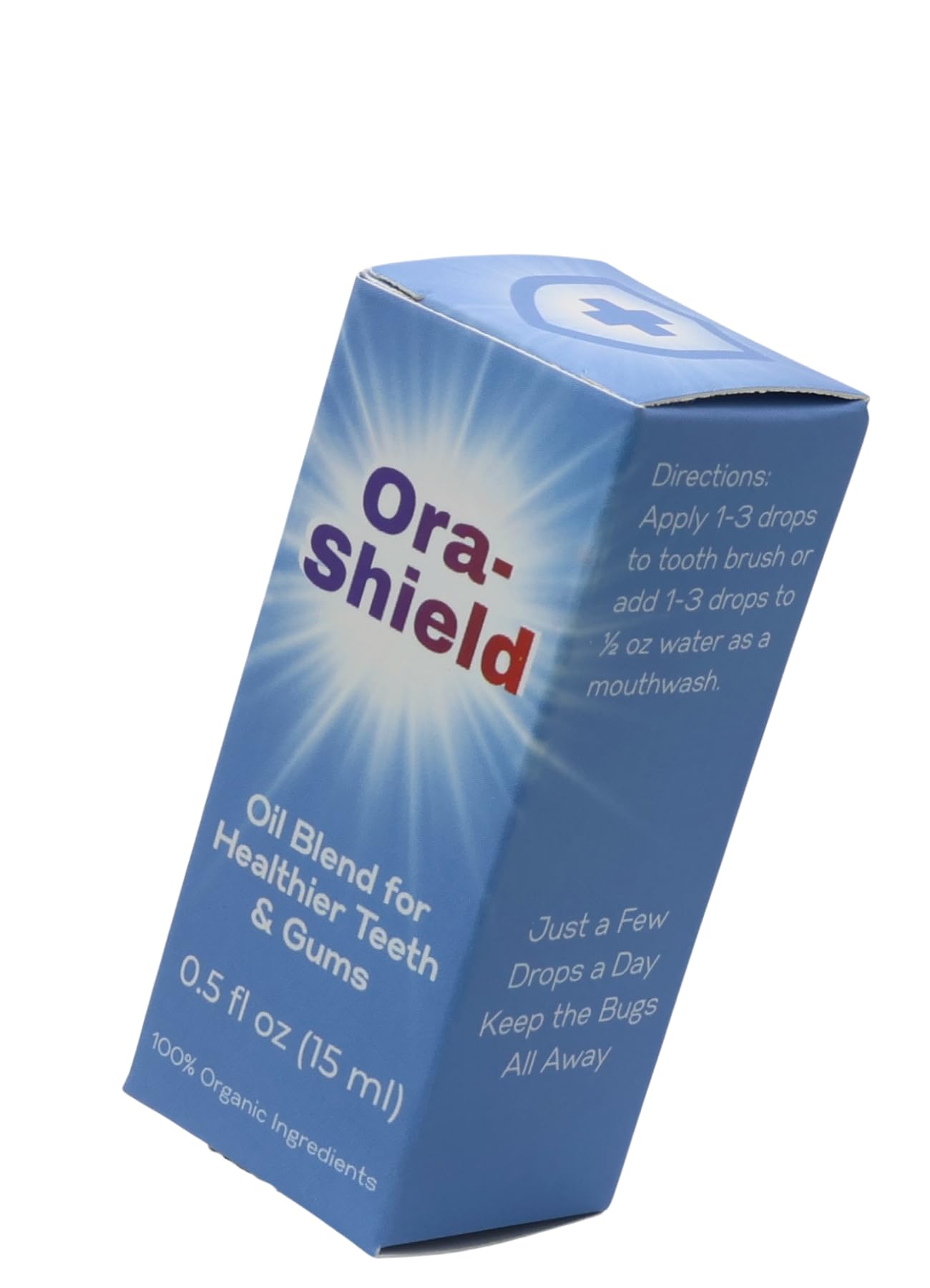 Ora-Shield MCT carrier oil enables smooth delivery into gum pockets.