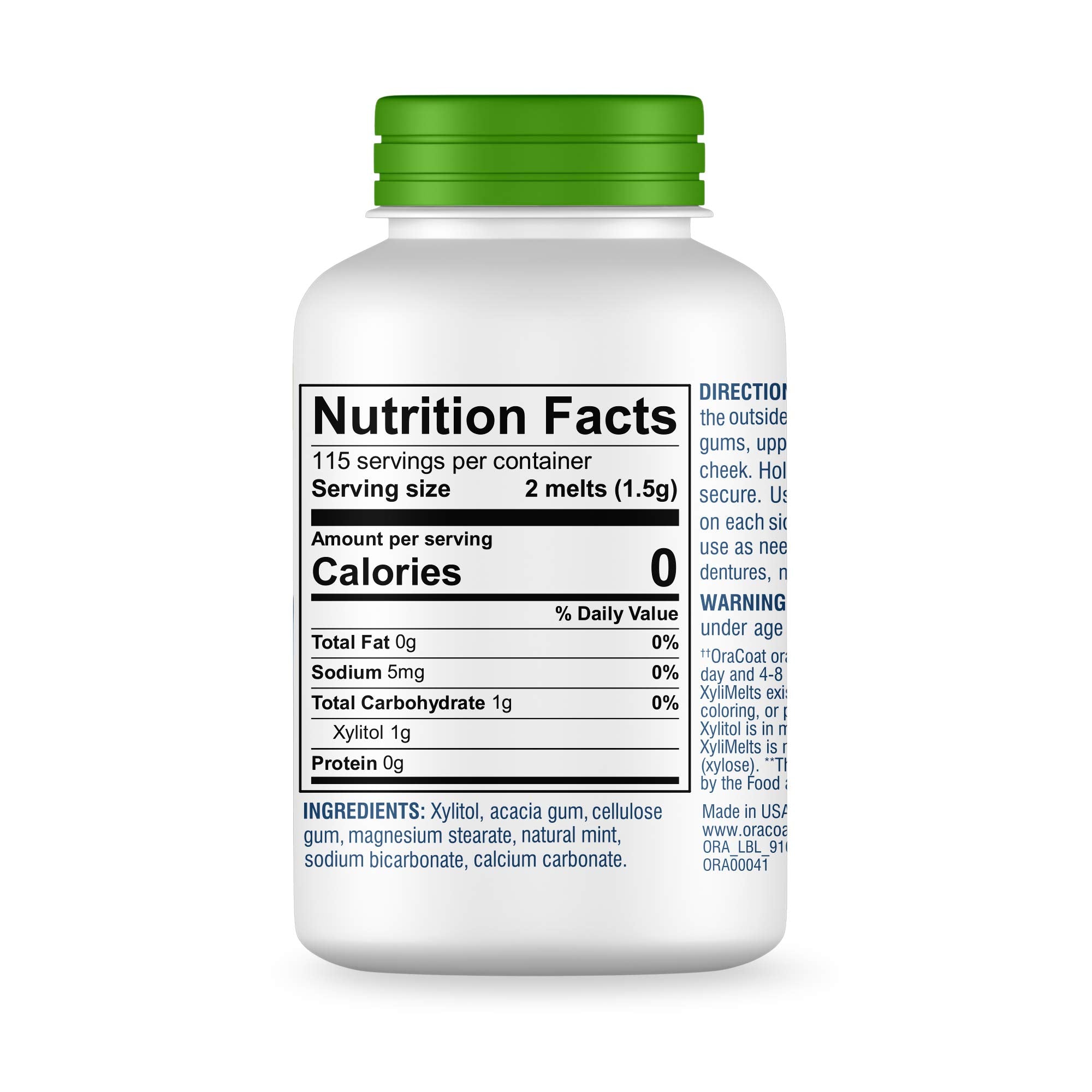 Oracoat XyliMelts are vegan and gluten-free with xylitol.