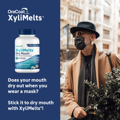 Oracoat XyliMelts travel-friendly blister packaging fits in your bag.