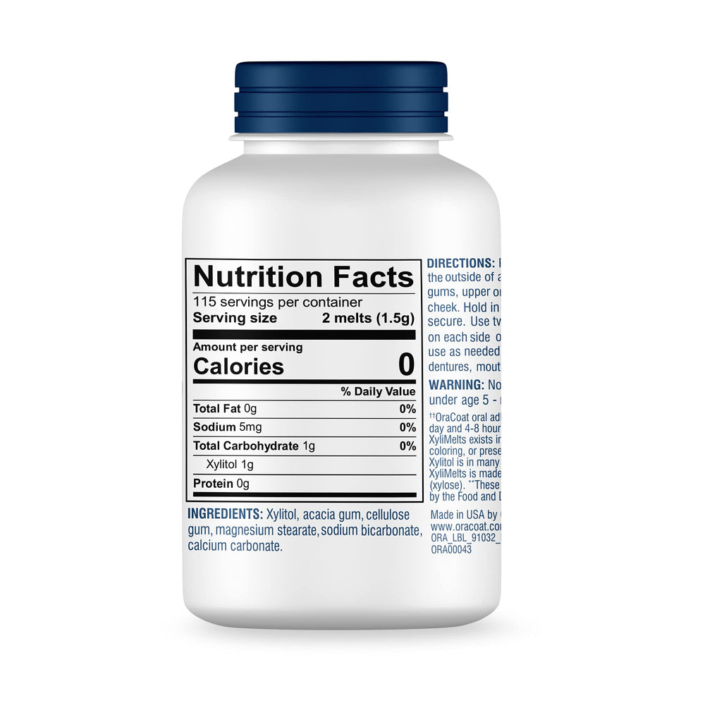 Oracoat XyliMelts vegan and gluten-free, corn protein-free formula.