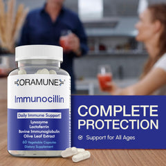 Oramune lysozyme ingredient graphic suggesting natural defense support