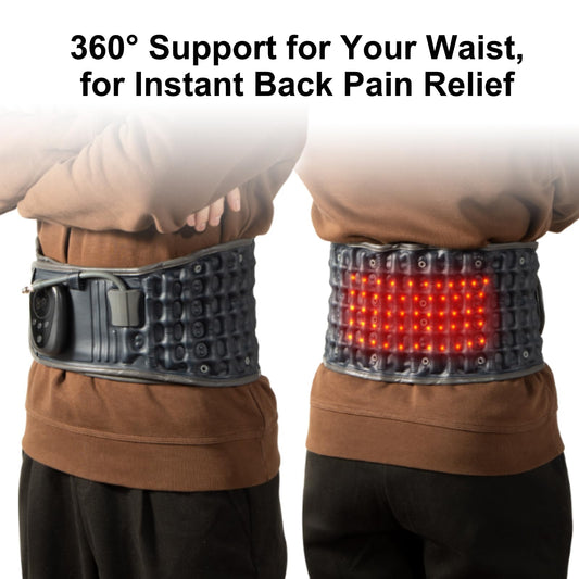 Oramuon back decompression belt provides 360-degree traction for posture support