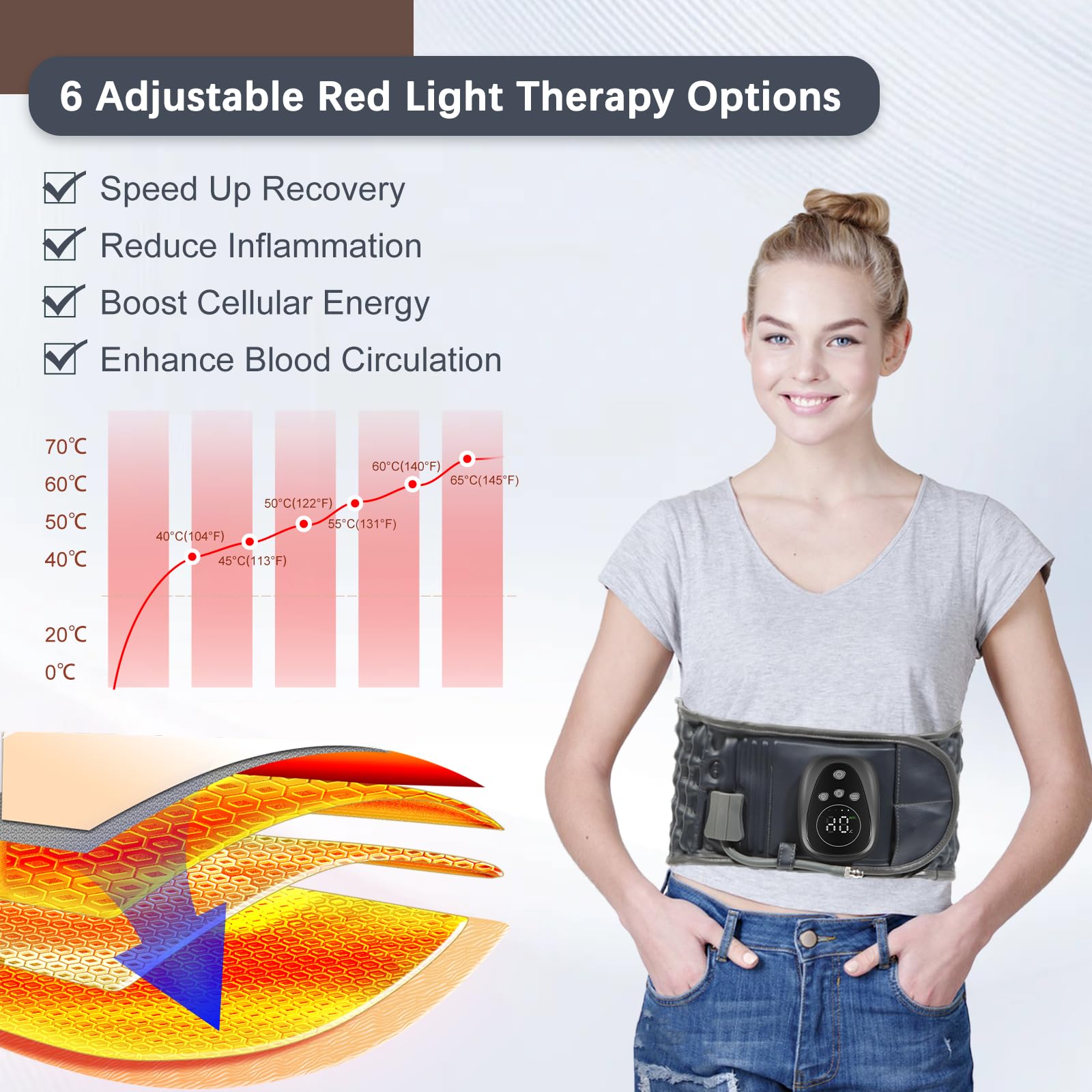 Oramuon inflatable pump for easy belt inflation and control