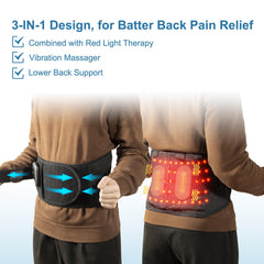 Oramuon heat and massage controls for customizable comfort.