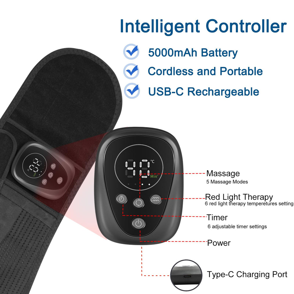 Oramuon heat levels six settings tailor warmth to comfort.
