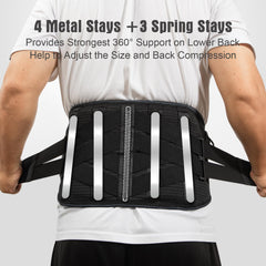 Oramuon back brace Velcro adjustment for personalized compression