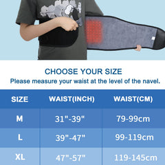 Oramuon XL fit back brace accommodates a wide range of waists.