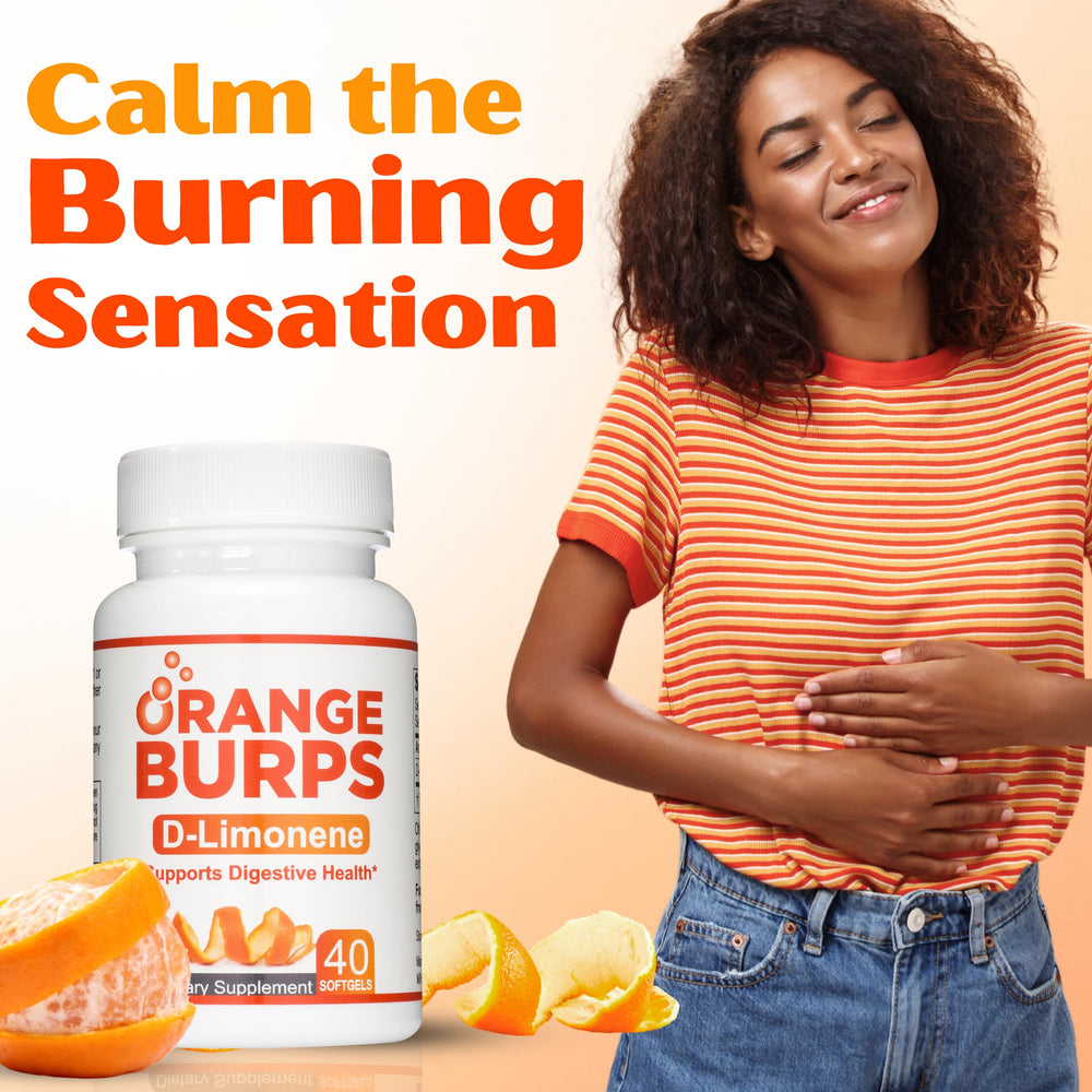 Orange Burps GMP-certified production ensures consistent potency and quality